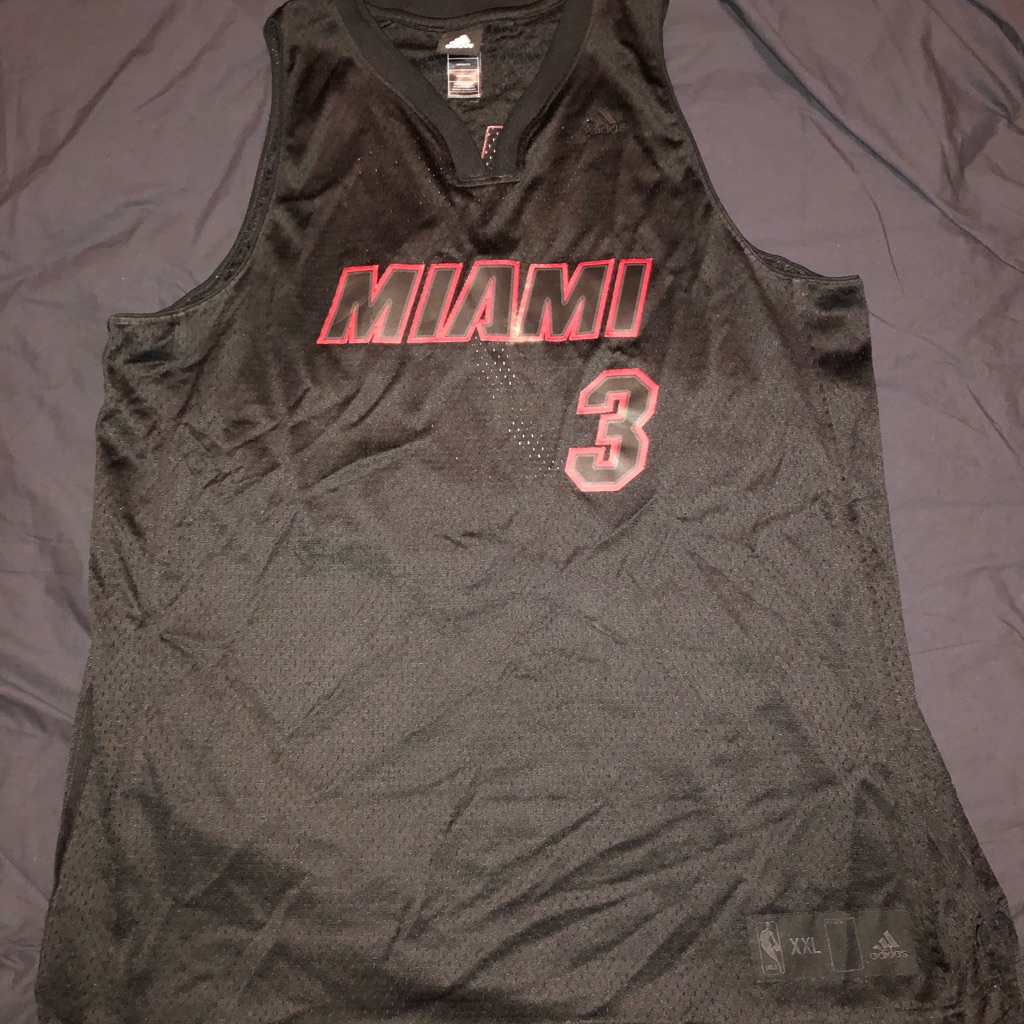 Vintage Dwyane Wade Rookie Road Jersey Size Xxl